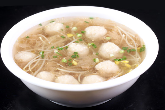 盐菜丸子汤