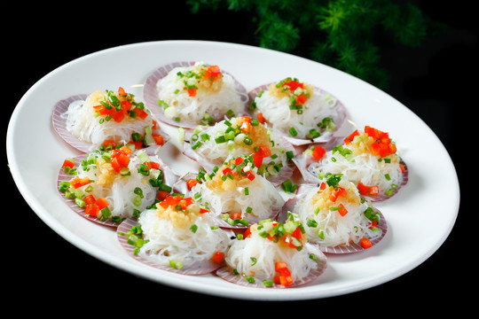 蒜蓉粉丝蒸元贝