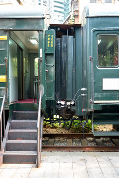 绿皮火车蒸汽火车