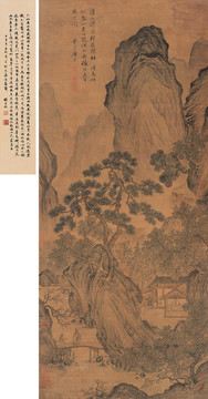 唐寅唐伯虎试茗图