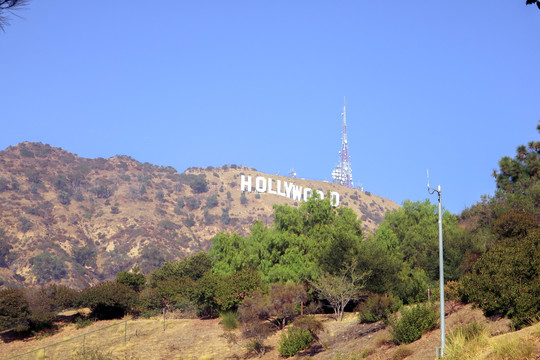 洛杉矶好莱坞标志牌
