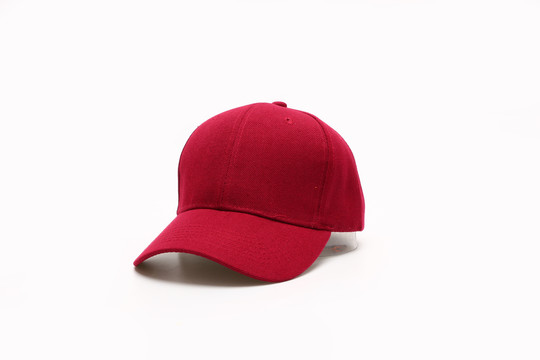 酒红色棒球帽