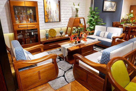 实木沙发组套客厅沙发