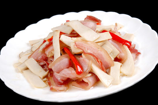 杏鲍菇炒肉
