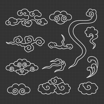 中式传统云纹