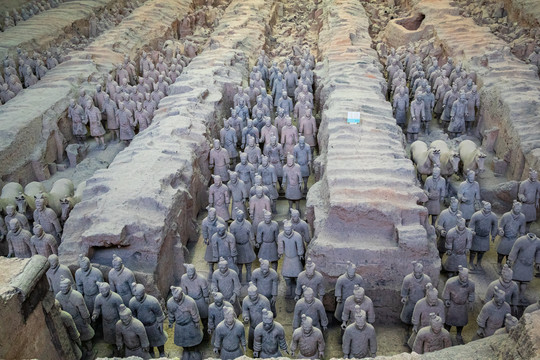 秦始皇陵兵马俑一号坑