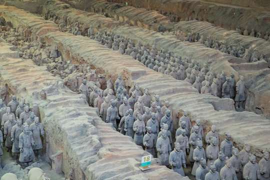 秦始皇陵兵马俑一号坑