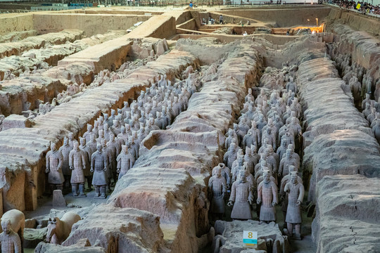 秦始皇陵兵马俑一号坑