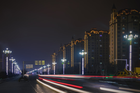 奎屯夜景