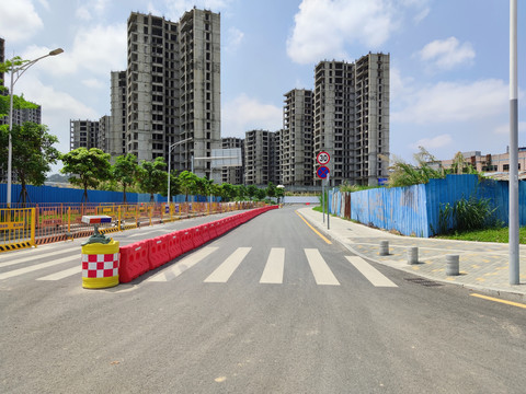 道路施工现场