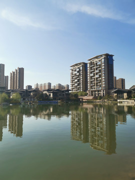 湖景