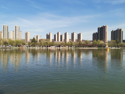 湖景