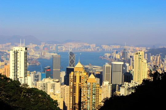 香港全景太平山顶