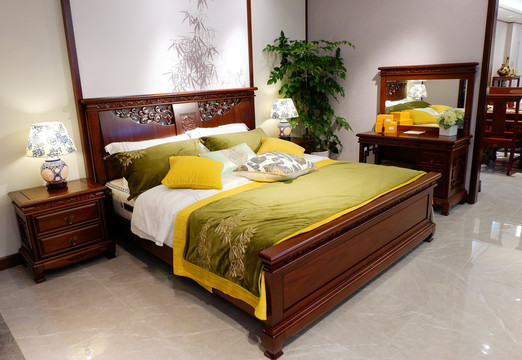 卧室实木家具床双人床