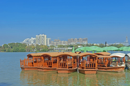 惠州西湖游船码头风景