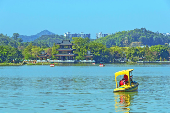 惠州西湖乐游风光