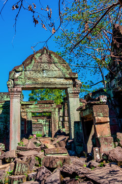 柬埔寨暹粒吴哥圣剑寺