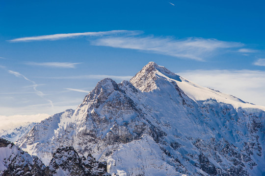 欧洲雪山