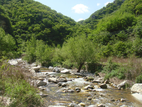 秦岭岱峪河