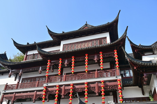 上海城隍庙的古建筑