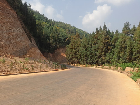 山中水泥路