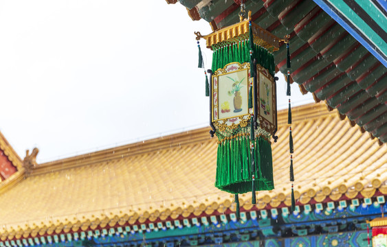 中国北京故宫博物馆元宵节彩灯