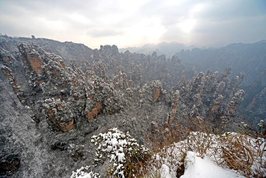 张家界雪景