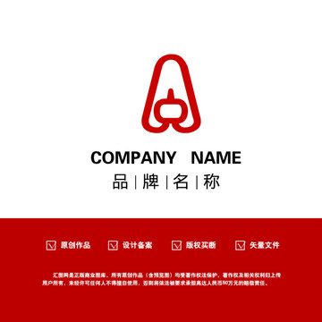 A字母logo设计