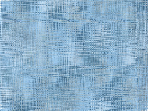 蓝色艺术暗纹地毯
