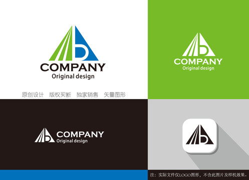 B字母logo设计