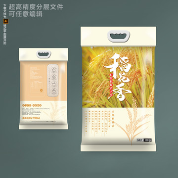 稻花香大米包装设计