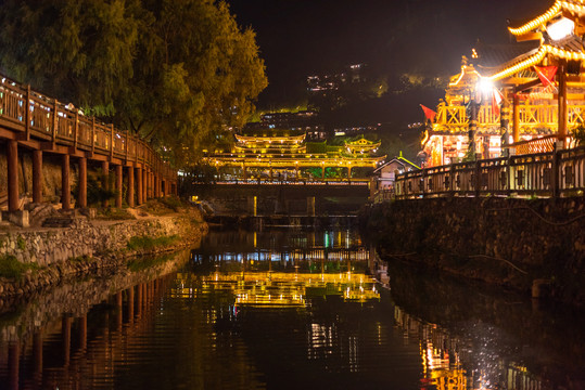 西江千户苗寨夜景