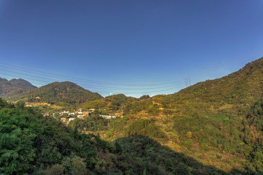 金华北山村落风光