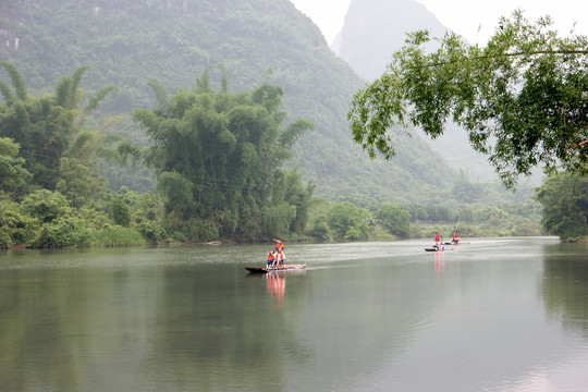 阳朔遇龙河