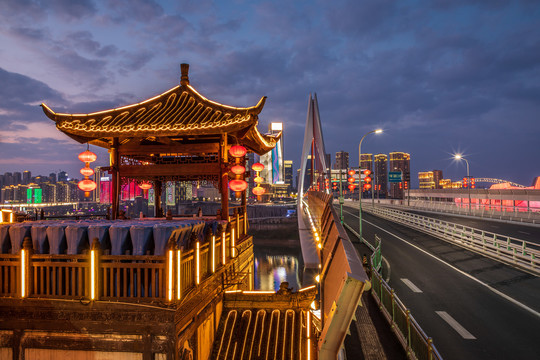 重庆热门网红景点洪崖洞夜景