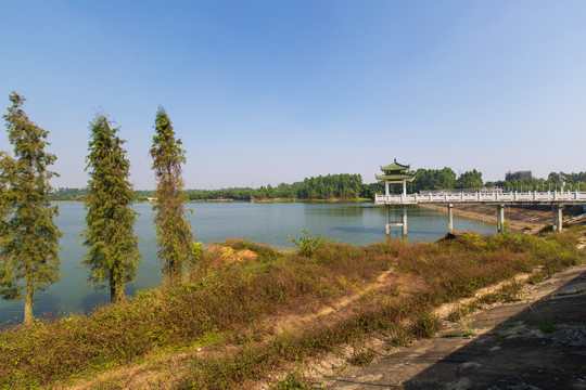 广东湛江森林公园赤溪湖