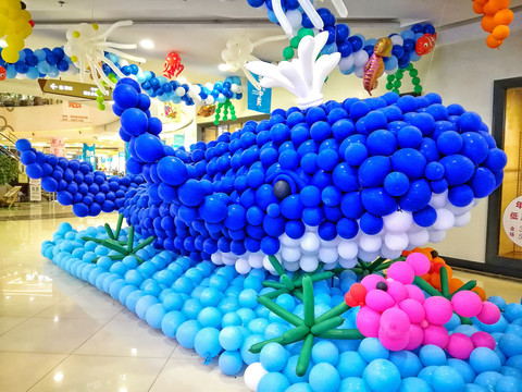 商场气球装饰