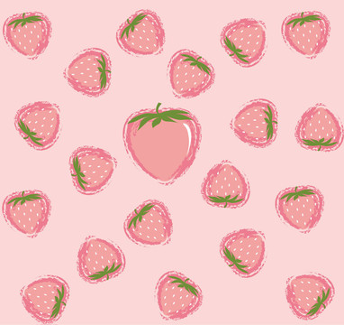 草莓图案新
