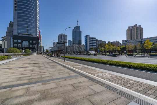 宁波老城街道街景