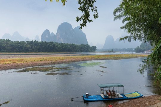 阳朔美丽的自然景观