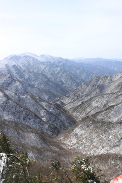 秦岭雪景