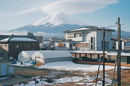 富士山冬季