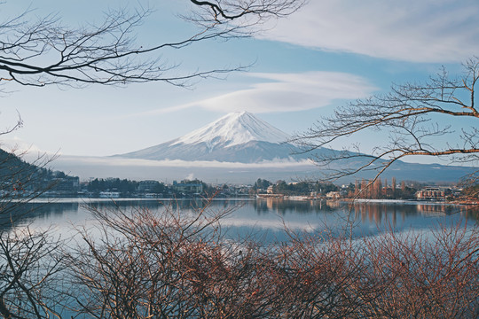 富士山冬季