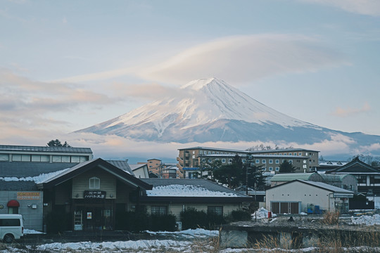 富士山冬季