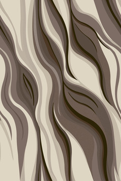 抽象线条地毯