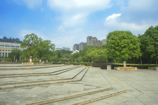 莆田市政广场园林风景