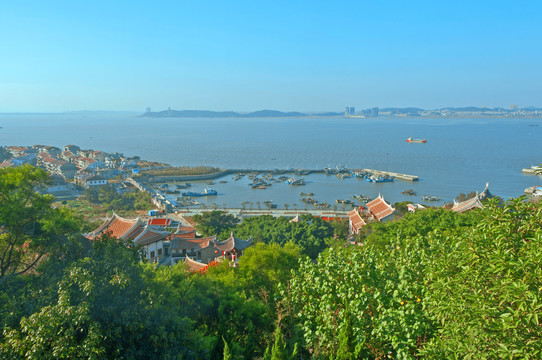 湄洲岛海港风光眺望