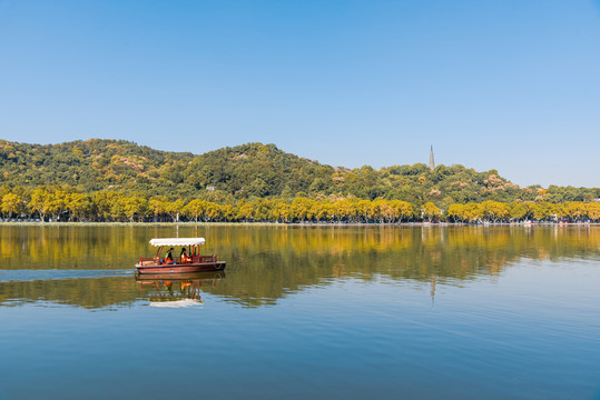 杭州西湖秋景