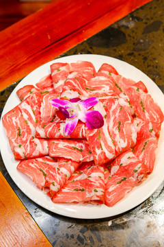 沙葱羊排肉