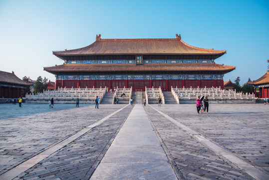 北京宫殿太庙历史古建摄影图